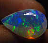 11x17 mm - Trully High Grade Quality - Welo ETHIOPIAN OPAL - Tear Drops Faceted Stone Amazing Gorgeous Green Blue Fire